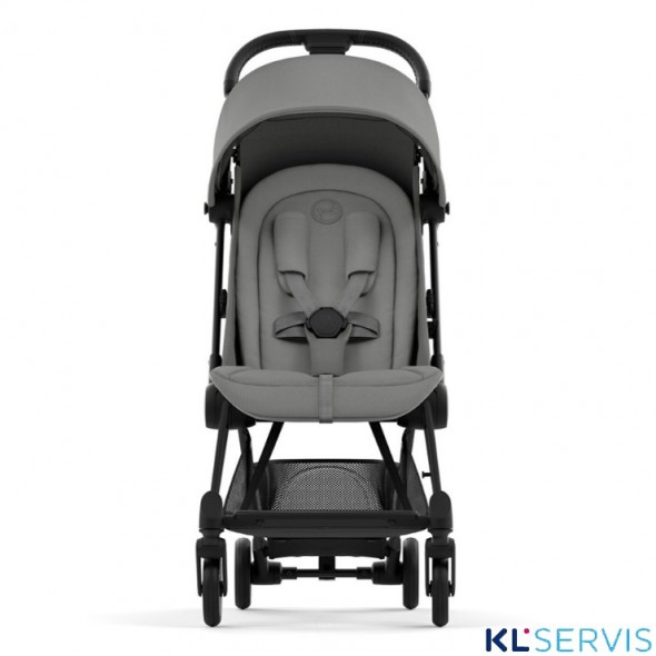 Коляска прогулочная Cybex Coya шасси Matt Black  с дождевиком