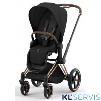 Коляска 2 в 1 Cybex Priam IV шасси Rose Gold