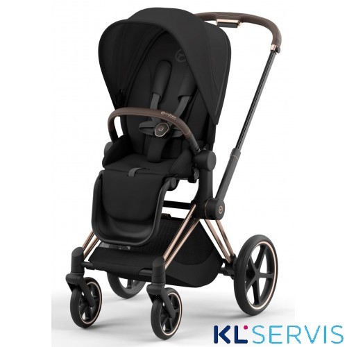 Коляска 2 в 1 Cybex Priam IV шасси Rose Gold