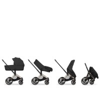 Коляска 2 в 1 Cybex Priam V шасси Rose Gold Style Collection