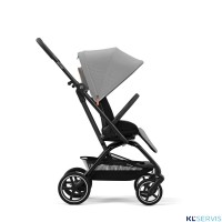Коляска прогулочная Cybex Eezy S Twist+ 2 BLK (с дождевиком и бампером)