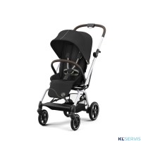 Коляска прогулочная Cybex Eezy S Twist+ 2 BLK (с дождевиком и бампером)