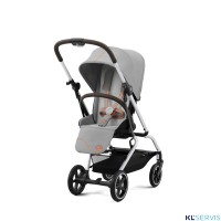 Коляска прогулочная Cybex Eezy S Twist+ 2 BLK (с дождевиком и бампером)