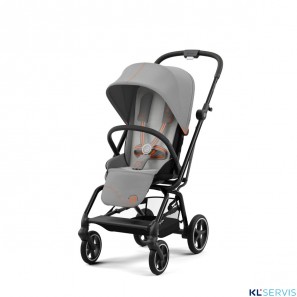 Коляска прогулочная Cybex Eezy S Twist+ 2 BLK (с дождевиком и бампером)