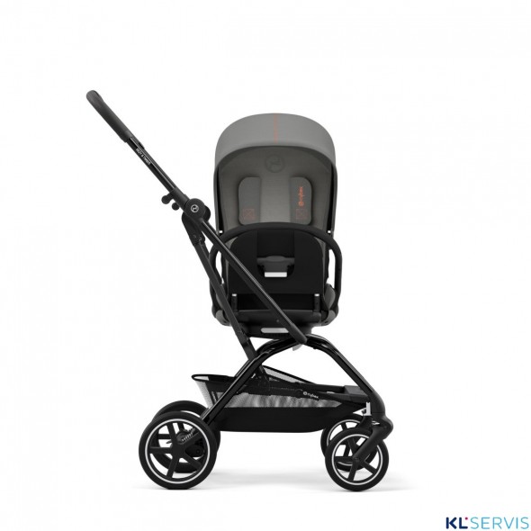 Коляска прогулочная Cybex Eezy S Twist+ 2 BLK (с дождевиком и бампером)