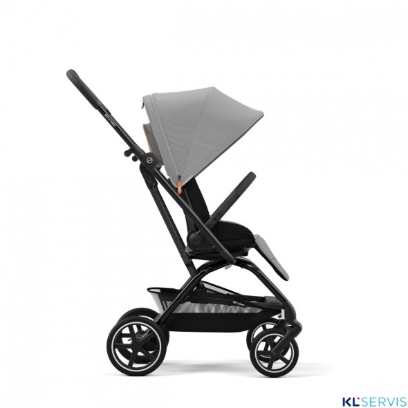 Коляска прогулочная Cybex Eezy S Twist+ 2 BLK (с дождевиком и бампером)