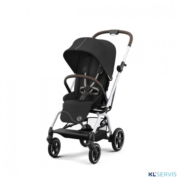 Коляска прогулочная Cybex Eezy S Twist+ 2 BLK (с дождевиком и бампером)