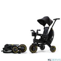 Складной трехколесный велосипед Doona Liki Trike Midnight Edition