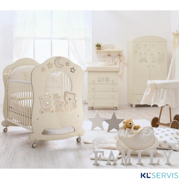 Детская кровать Italbaby Happy Family Oblo