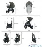 Коляска 2 в 1 Inglesina Aptica XT New с подставкой под люльку Stand Up