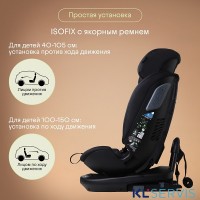 Детское автокресло Kidzi SPIN PLUS 360 i-SIZE