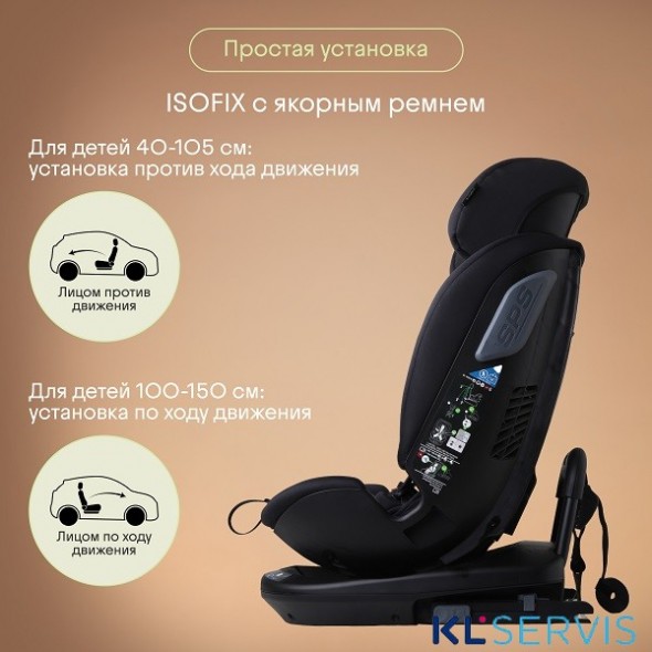 Детское автокресло Kidzi SPIN PLUS 360 i-SIZE