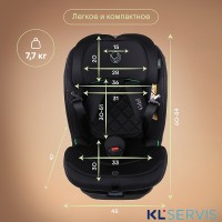 Детское автокресло Kidzi SPIN 360 i-SIZE