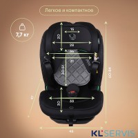 Детское автокресло Kidzi SPIN 360 i-SIZE