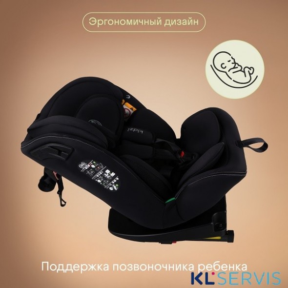 Детское автокресло Kidzi SPIN 360 i-SIZE