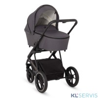 Коляска Moon Style 2 в 1 2023 black/chrome-anthrazit