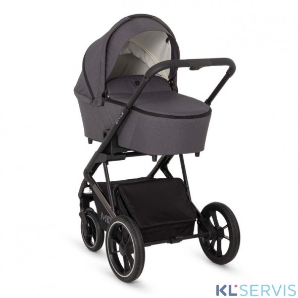 Коляска Moon Style 2 в 1 2023 black/chrome-anthrazit