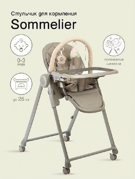 Стульчик для кормления Peppy Sommelier 2.0