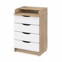 PITUSO КОМОД РАСКЛАДНОЙ WOOD/ 604 ПВХ С ШАРИКОВЫМИ НАПРАВЛЯЮЩИМИ 