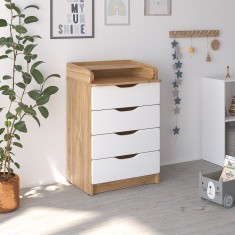 PITUSO КОМОД РАСКЛАДНОЙ WOOD/ 604 ПВХ С ШАРИКОВЫМИ НАПРАВЛЯЮЩИМИ 