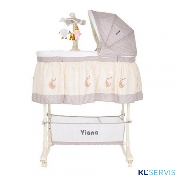 Колыбель 3 в 1 Pituso Viana на колёсах