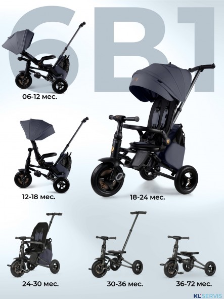 Трехколесный детский велосипед Qplay S702 Sprinter Max 