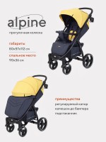 Прогулочная коляска Rant basic Alpine RA450