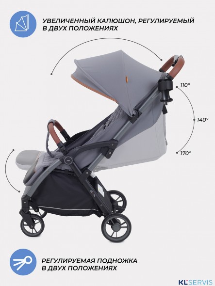 КОЛЯСКА ПРОГУЛОЧНАЯ MOWBABY ATOM 