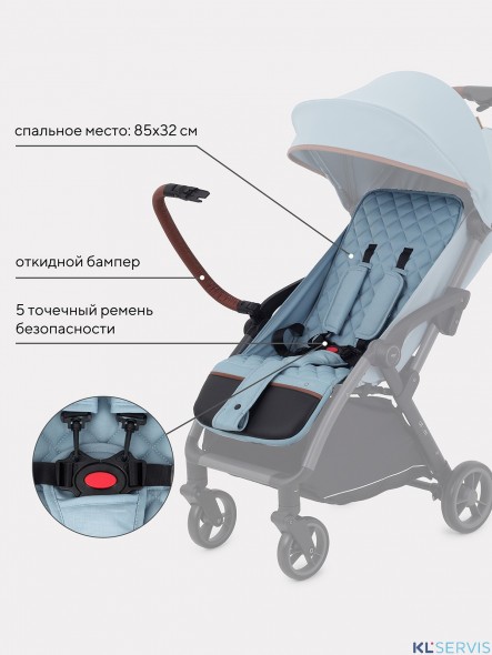 КОЛЯСКА ПРОГУЛОЧНАЯ MOWBABY ATOM 