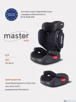 АВТОКРЕСЛО RANT MASTER ISOFIX SPS 2/3