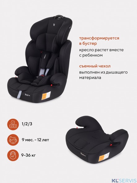 АВТОКРЕСЛО RANT BASIC SPARK 1/2/3 (9-36 КГ)