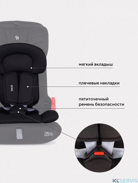 АВТОКРЕСЛО RANT TAXI ISOFIX 1/2/3 (9-36 КГ)