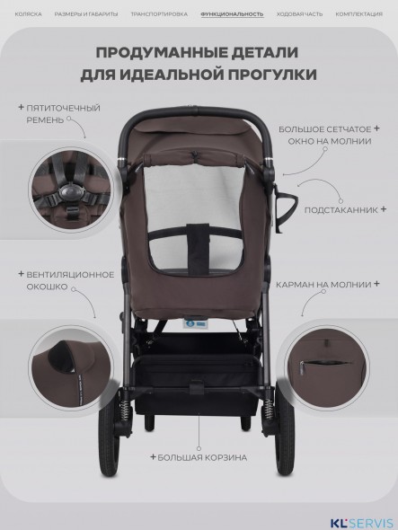 Прогулочная коляска Rant CASPIA 2.0 Soft RA100