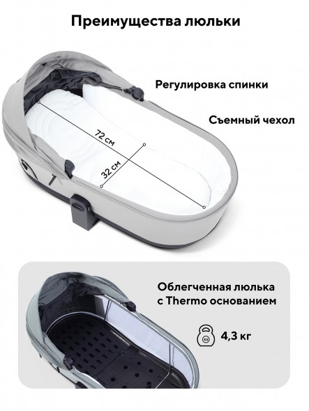 КОЛЯСКА 2 В 1 RANT FLEX SOFT THERM 