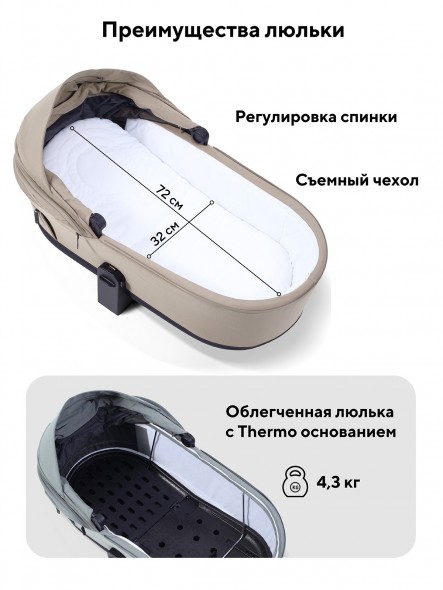 КОЛЯСКА 2 В 1 RANT FLEX SOFT THERM 