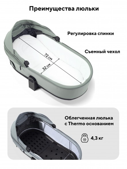 КОЛЯСКА 2 В 1 RANT FLEX SOFT THERM 