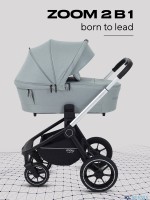Коляска универсальная 2 в 1 Mowbaby Zoom PU