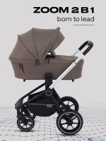 Коляска универсальная 2 в 1 Mowbaby Zoom PU