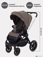 Коляска универсальная 2 в 1 Mowbaby Zoom PU