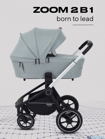 Коляска универсальная 2 в 1 Mowbaby Zoom PU