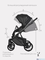 Коляска Riko Basic Montana Ecco 2 в 1 (100% кожа) 