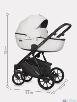 Коляска Riko Basic Montana Ecco 2 в 1 (100% кожа) 