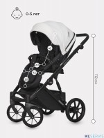 Коляска Riko Basic Montana Ecco 2 в 1 (100% кожа) 