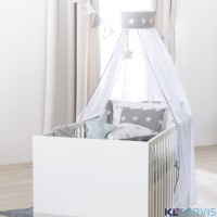 Детская кровать ROBA Julia 70х140, белый/выбеленный дуб