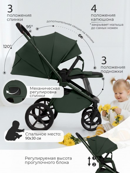 Коляска Sweet Baby 2в1 SBL Orso (складная люлька) 