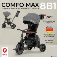 Велосипед трехколесный Qplay T70 Comfo Max 