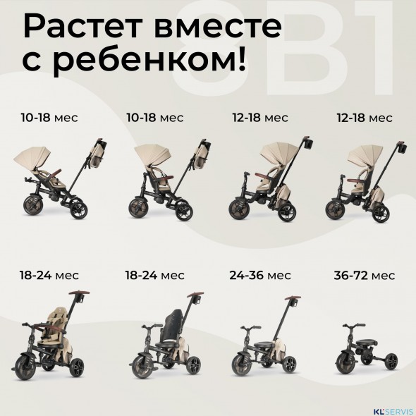 Велосипед трехколесный Qplay T70 Comfo Max 