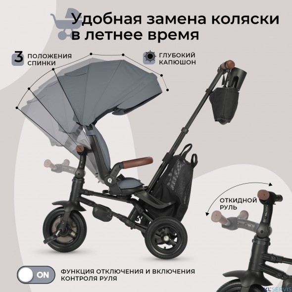 Велосипед трехколесный Qplay S702 NOVA DELUXE