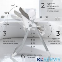 Стульчик для кормления - Электрокачели Sweet Baby Amuleto