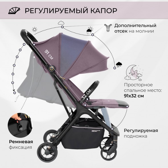 Прогулочная коляска Sweet Baby Aura 